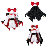 The Ribbon Hero Sapphire Women White Outfit Cosplay Costume Outfit Halloween Carnival Suit