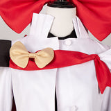 The Ribbon Hero Sapphire Women White Outfit Cosplay Costume Outfit Halloween Carnival Suit