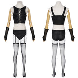 The Rocky Horror Picture Show Dr. Frank-N-Furter Black Outfit Cosplay Costume Outfit Halloween Carnival Suit