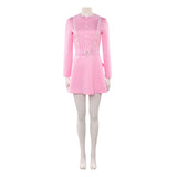 The Rocky Horror Picture Show Jenny Women Pink Outfit Cosplay Costume Outfit Halloween Carnival Suit