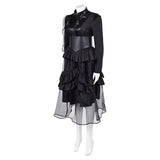 The Sandman Season 2 Death Black Dress Cosplay Costume Outfits Halloween Carnival Suit