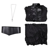 The Sandman Season 2 Death Black Dress Cosplay Costume Outfits Halloween Carnival Suit