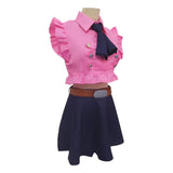 The Seven Deadly Sins Elizabeth Liones Women Pink Outfit Cosplay Costume Outfit Halloween Carnival Suit