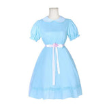 The Shining Twins Women Blue Dress Outfit Cosplay Costume Outfits Halloween Carnival Suit