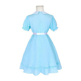 The Shining Twins Women Blue Dress Outfit Cosplay Costume Outfits Halloween Carnival Suit