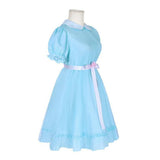 The Shining Twins Women Blue Dress Outfit Cosplay Costume Outfits Halloween Carnival Suit