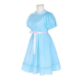 The Shining Twins Women Blue Dress Outfit Cosplay Costume Outfits Halloween Carnival Suit
