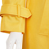 The Substance 2024 Elizabeth Women Yellow Coat Cosplay Costume Outfits Halloween Carnival Suit