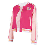 The Substance 2024 Sue Women Pink Coat Cosplay Costume Outfits Halloween Carnival Suit