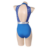 The Substance Elizabeth Women Blue Sport Jumpsuit Cosplay Costume Outfits Halloween Carnival Suit