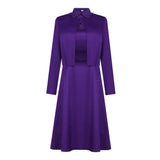 The Testaments Agnes Women Purple Outfit Cosplay Costume Outfit Halloween Carnival Suit