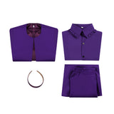 The Testaments Agnes Women Purple Outfit Cosplay Costume Outfit Halloween Carnival Suit
