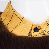 The Twits Mr Twit Yellow Outfit Cosplay Costume Outfits Halloween Carnival Suit