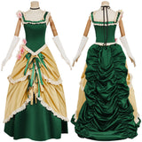 The Ugly Stepsister 2025 Elvira Women Green Dress Cosplay Costume Outfits Halloween Carnival Suit