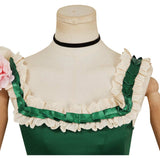 The Ugly Stepsister 2025 Elvira Women Green Dress Cosplay Costume Outfits Halloween Carnival Suit