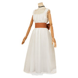 The Ugly Stepsister 2025 Elvira Women White Dress Cosplay Costume Outfits Halloween Carnival Suit