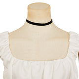The Ugly Stepsister 2025 Elvira Women White Dress Cosplay Costume Outfits Halloween Carnival Suit