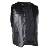 The Walking Dead Daryl Dixon Black Leather Vest Cosplay Costume Outfits Halloween Carnival Suit