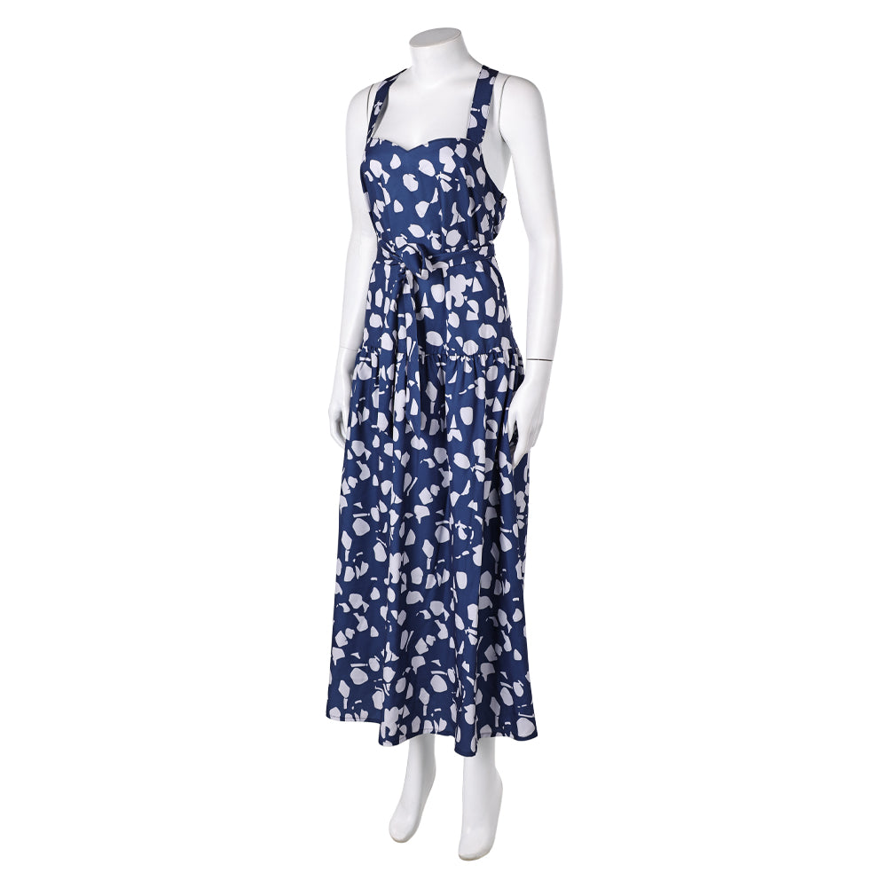 The White Lotus (2025) Kate Bohr Women Blue Dress Cosplay Costume Outf – TrendsinCosplay