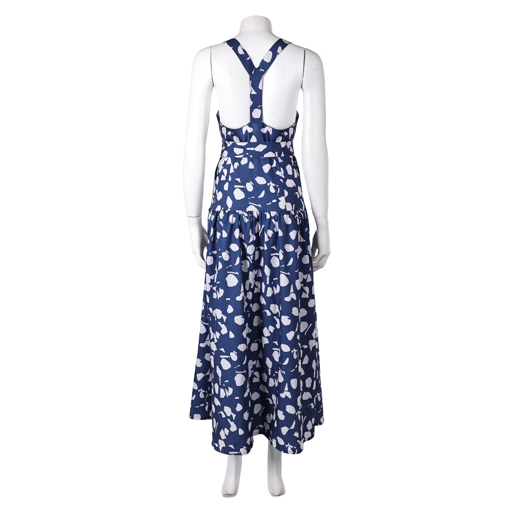 The White Lotus (2025) Kate Bohr Women Blue Dress Cosplay Costume Outf – TrendsinCosplay