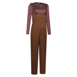 The Wizard of the Emerald City Ellie Women Brown Outfit Cosplay Costume Outfit Halloween Carnival Suit