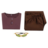 The Wizard of the Emerald City Ellie Women Brown Outfit Cosplay Costume Outfit Halloween Carnival Suit