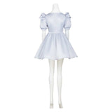 The Wonderful Wizard of Oz Tin Man Genderbend Version Silver Dress Cosplay Costume Outfit Halloween Carnival Suit