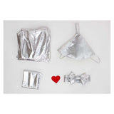 The Wonderful Wizard of Oz Tin Man Genderbend Version Silver Outfit Cosplay Costume Outfit Halloween Carnival Suit