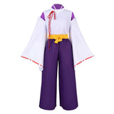 The World Is Dancing Oniyasha Women White Kimono Cosplay Costume Outfit Halloween Carnival Suit