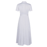 This Monster Wants to Eat Me Hinako Yaotose White Outfit Women Dress Cosplay Costume Outfits Halloween Carnival Suit