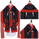 Though I Am an Inept Villainess Shu Keigetsu Red and Black Outfit Cosplay Costume Outfit Halloween Carnival Suit