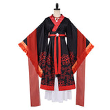 Though I Am an Inept Villainess Shu Keigetsu Red and Black Outfit Cosplay Costume Outfit Halloween Carnival Suit