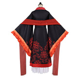 Though I Am an Inept Villainess Shu Keigetsu Red and Black Outfit Cosplay Costume Outfit Halloween Carnival Suit