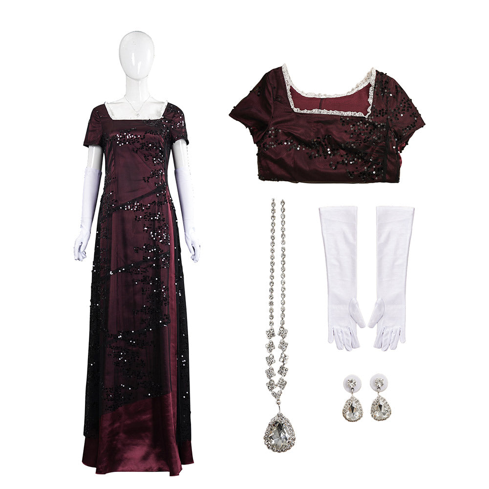 Titanic Rose DeWitt Bukater Red Dress Cosplay Costume Outfits Hallowee – TrendsinCosplay Titanic Rose DeWitt Bukater Red Dress Cosplay Costume Outfits Hallowee – TrendsinCosplay