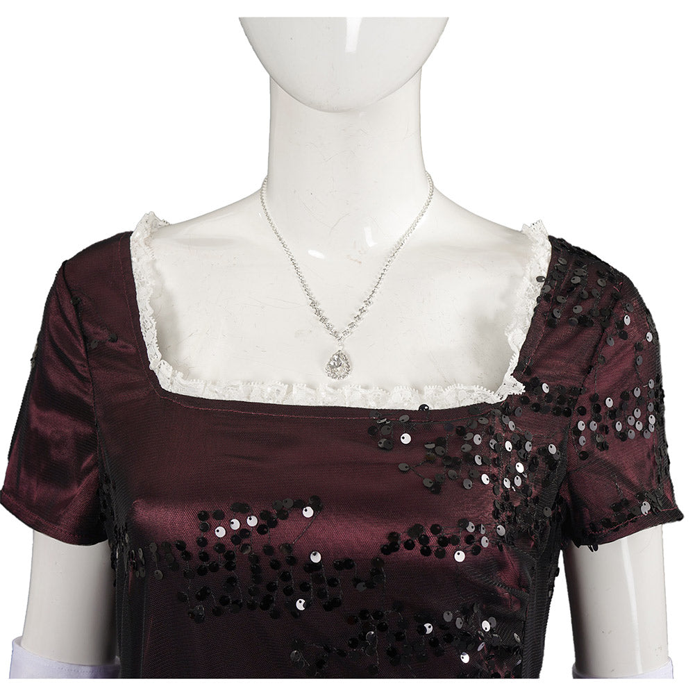 Titanic Rose DeWitt Bukater Red Dress Cosplay Costume Outfits Hallowee TrendsinCosplay Titanic Rose DeWitt Bukater Red Dress Cosplay Costume Outfits Hallowee TrendsinCosplay