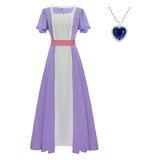 Titanic Rose Women Purple Dress Cosplay Costume Outfits Halloween Carnival Suit