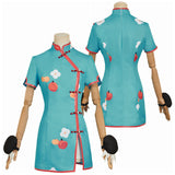 Toilet-bound Hanako-kun 2025 Nene Yashiro Women Blue cheongsam Cosplay Costume Outfits Halloween Carnival Suit