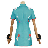 Toilet-bound Hanako-kun 2025 Nene Yashiro Women Blue cheongsam Cosplay Costume Outfits Halloween Carnival Suit