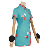 Toilet-bound Hanako-kun 2025 Nene Yashiro Women Blue cheongsam Cosplay Costume Outfits Halloween Carnival Suit