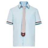 Toilet-bound Hanako-kun Hanako kun Blue Shirt Cosplay Costume Outfits Halloween Carnival Suit