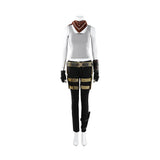 Tomb Raider Lara Croft Women Gray Outfit Cosplay Costume Outfit Halloween Carnival Suit