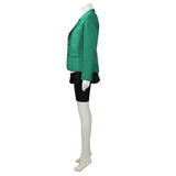 Tomo-chan Is a Girl! Tomo Aizaw Women Green Suit Cosplay Costume Outfits Halloween Carnival Suit