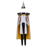 Tongari Boushi no Atelier Alaira Women White Outfit Cosplay Costume Outfit Halloween Carnival Suit