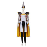 Tongari Boushi no Atelier Alaira Women White Outfit Cosplay Costume Outfit Halloween Carnival Suit