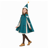 Tongari Boushi no Atelier Coco Kids Children Green Outfit Cosplay Costume Outfit Halloween Carnival Suit