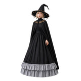 Tongari Boushi no Atelier Coco Women Black Witch Style Outfit Cosplay Costume Outfit Halloween Carnival Suit
