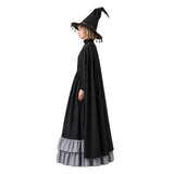 Tongari Boushi no Atelier Coco Women Black Witch Style Outfit Cosplay Costume Outfit Halloween Carnival Suit