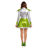 Toy Story Buzz Lightyear Women Green Dress Cosplay Costume Outfit Halloween Carnival Suit