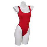 TV Baywatch C.J. Parker Women Red One-piece Swimsuit Cosplay Costume Outfits Halloween Carnival Suit