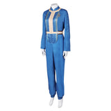 TV Fallout Lucy Women Blue Jumpsuit Cosplay Costume Outfits Halloween Carnival Suit